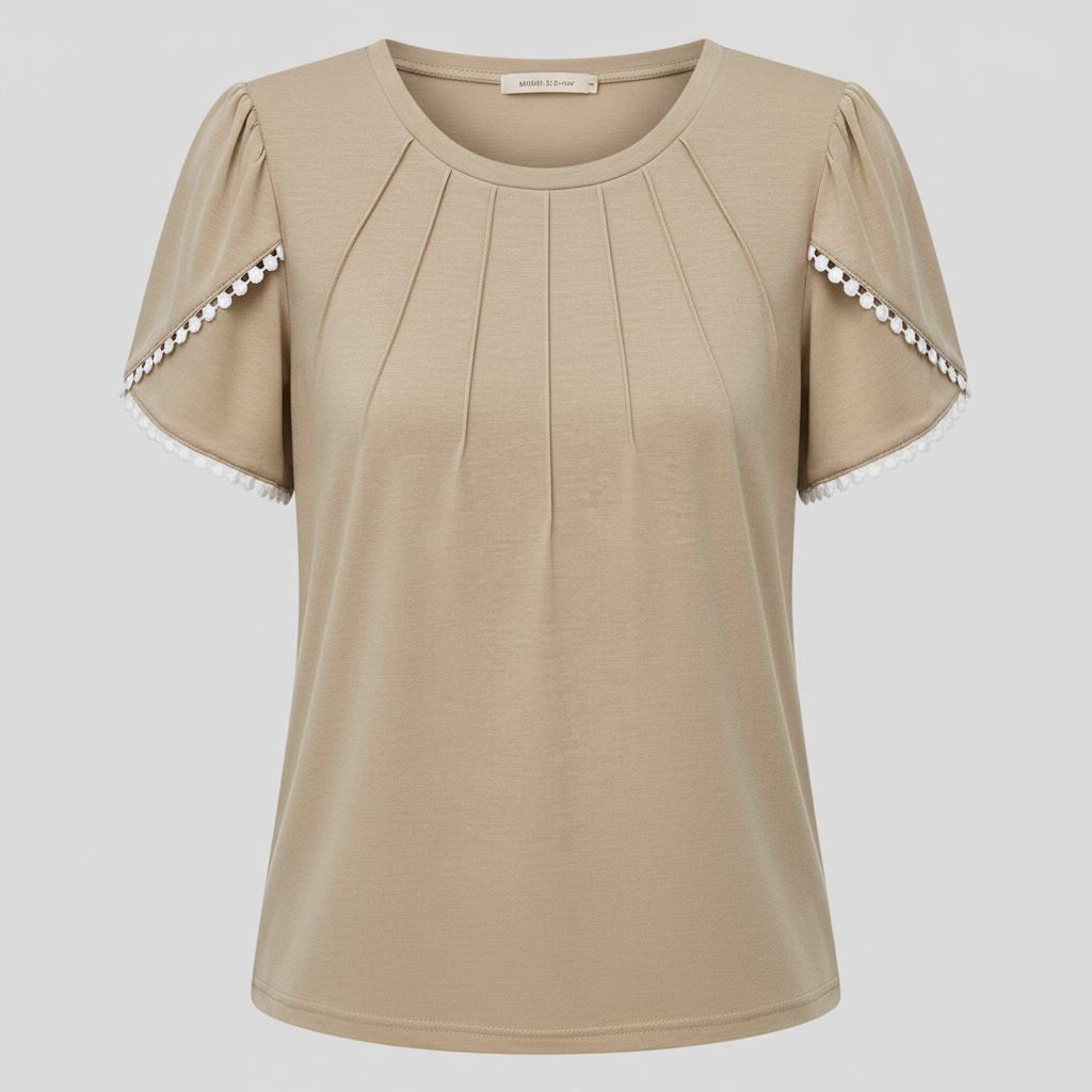 Vanessa | Weiße Bluse Damen aus Baumwolle für Sommer