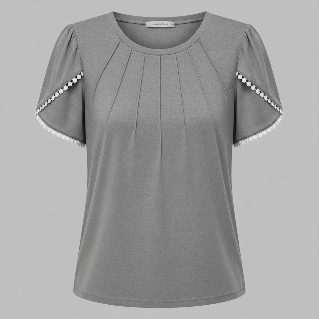Vanessa | Weiße Bluse Damen aus Baumwolle für Sommer