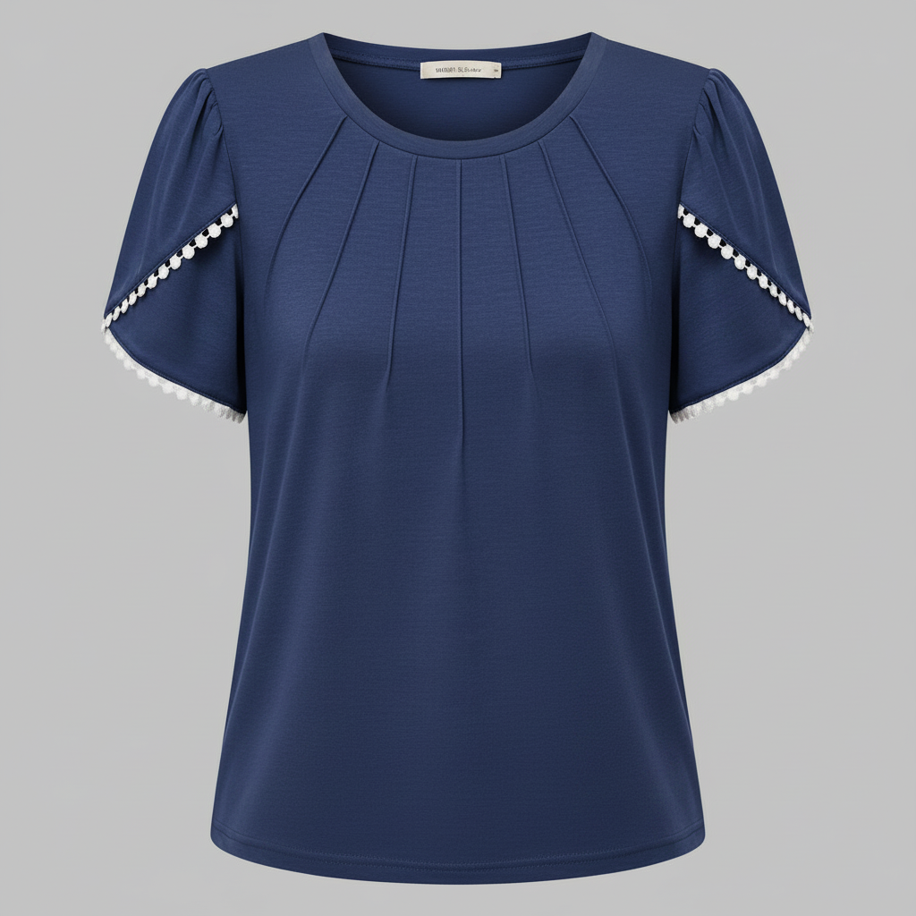 Vanessa | Weiße Bluse Damen aus Baumwolle für Sommer