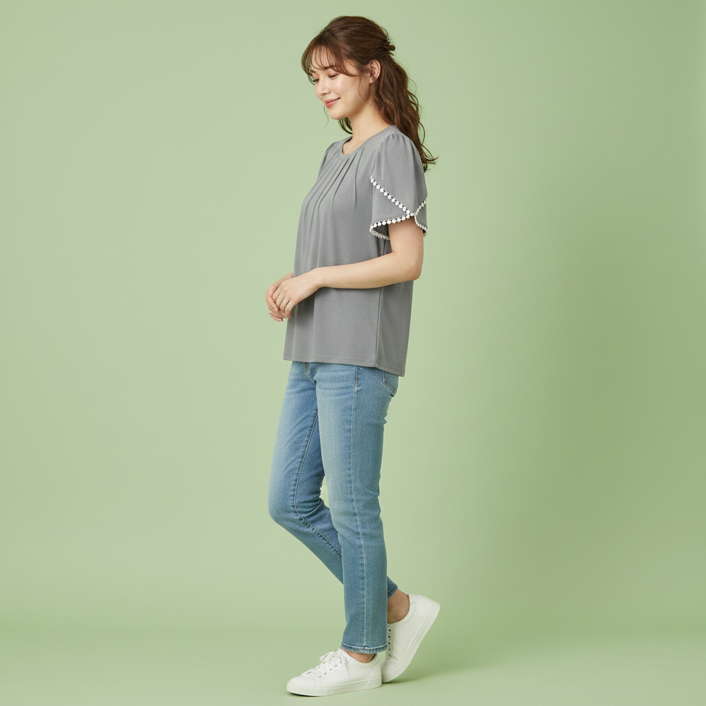 Vanessa | Weiße Bluse Damen aus Baumwolle für Sommer