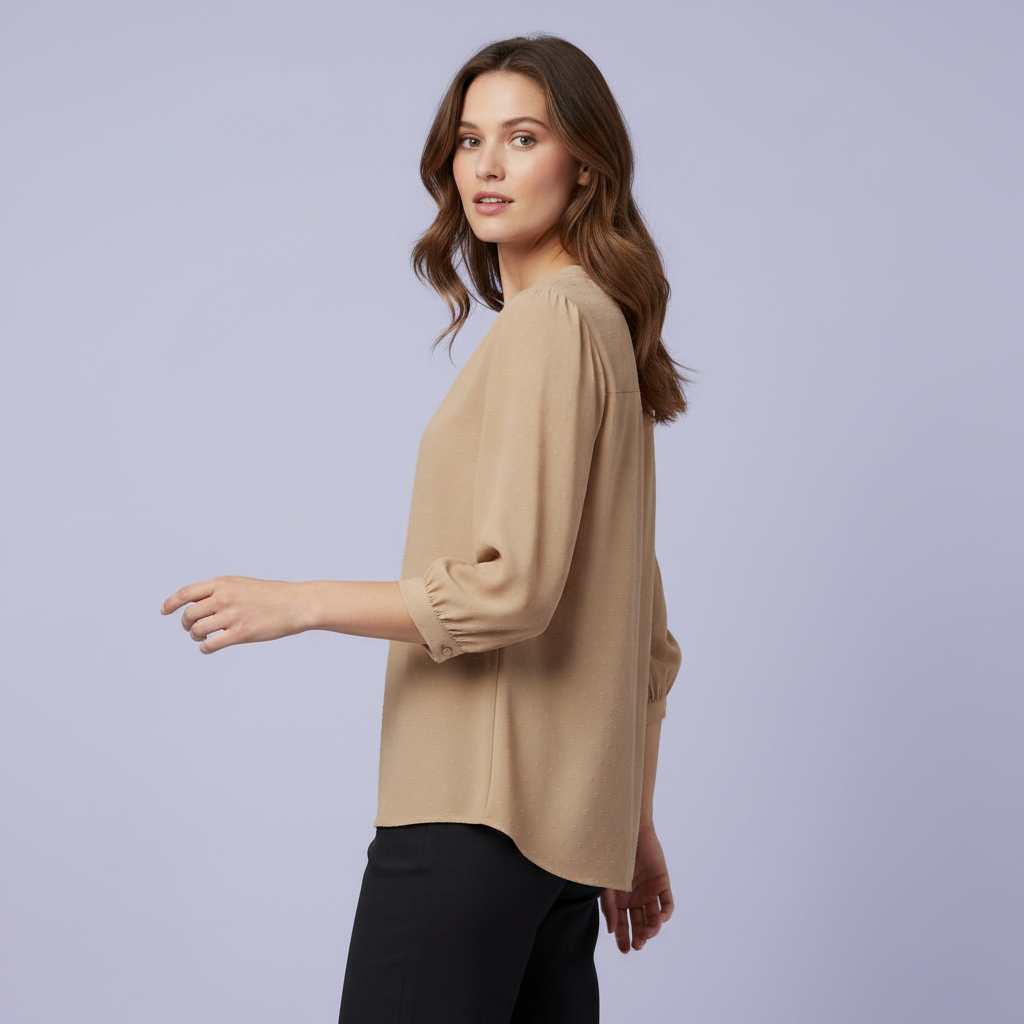 Patchwork Damenbluse | Modische Freizeitbluse für Damen
