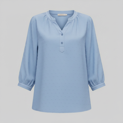 Patchwork Damenbluse | Modische Freizeitbluse für Damen