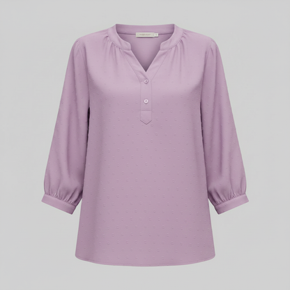Patchwork Damenbluse | Modische Freizeitbluse für Damen