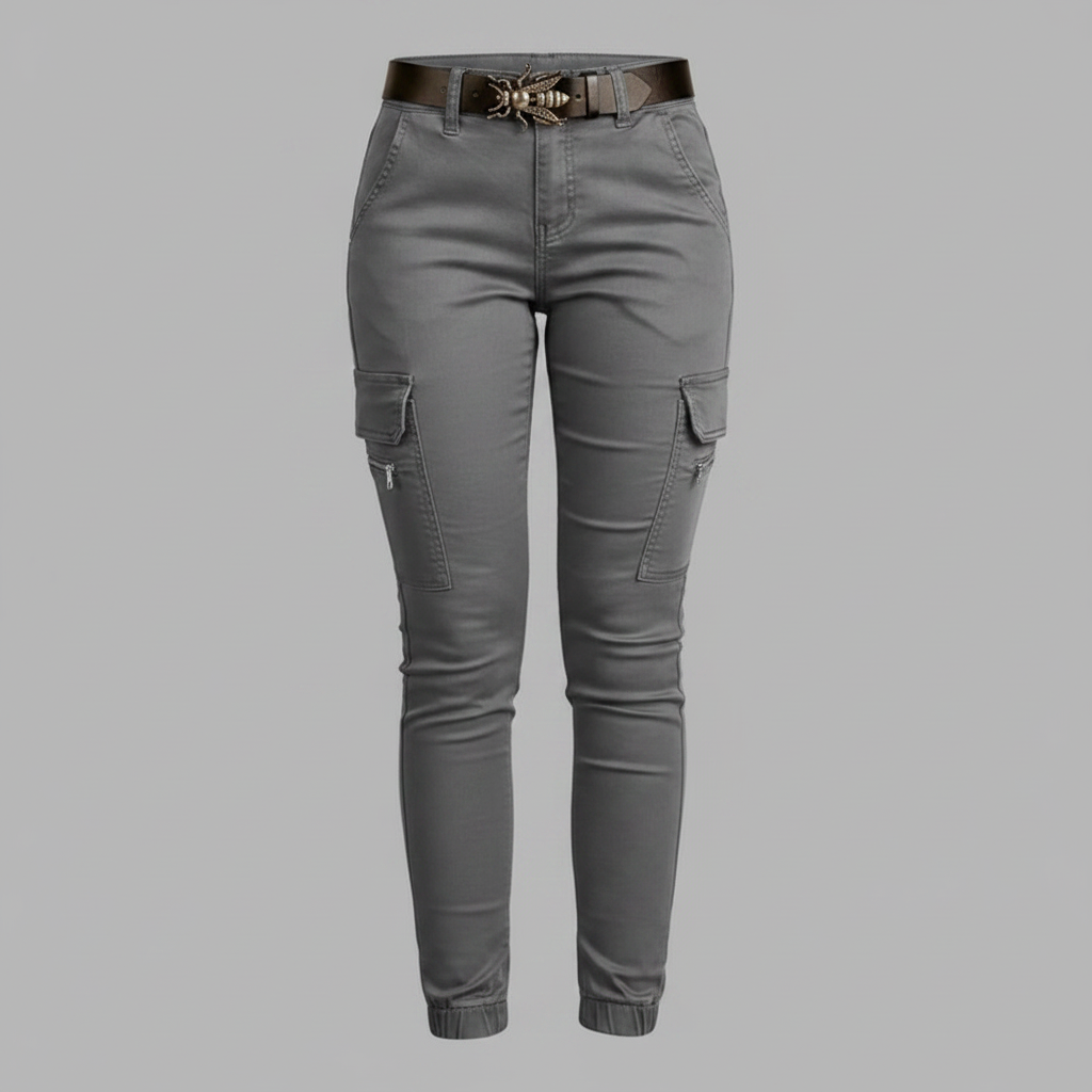 Moderne Cargo Hose Damen | Trendige Stoffhose für Urban Style