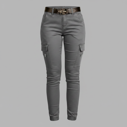 Moderne Cargo Hose Damen | Trendige Stoffhose für Urban Style