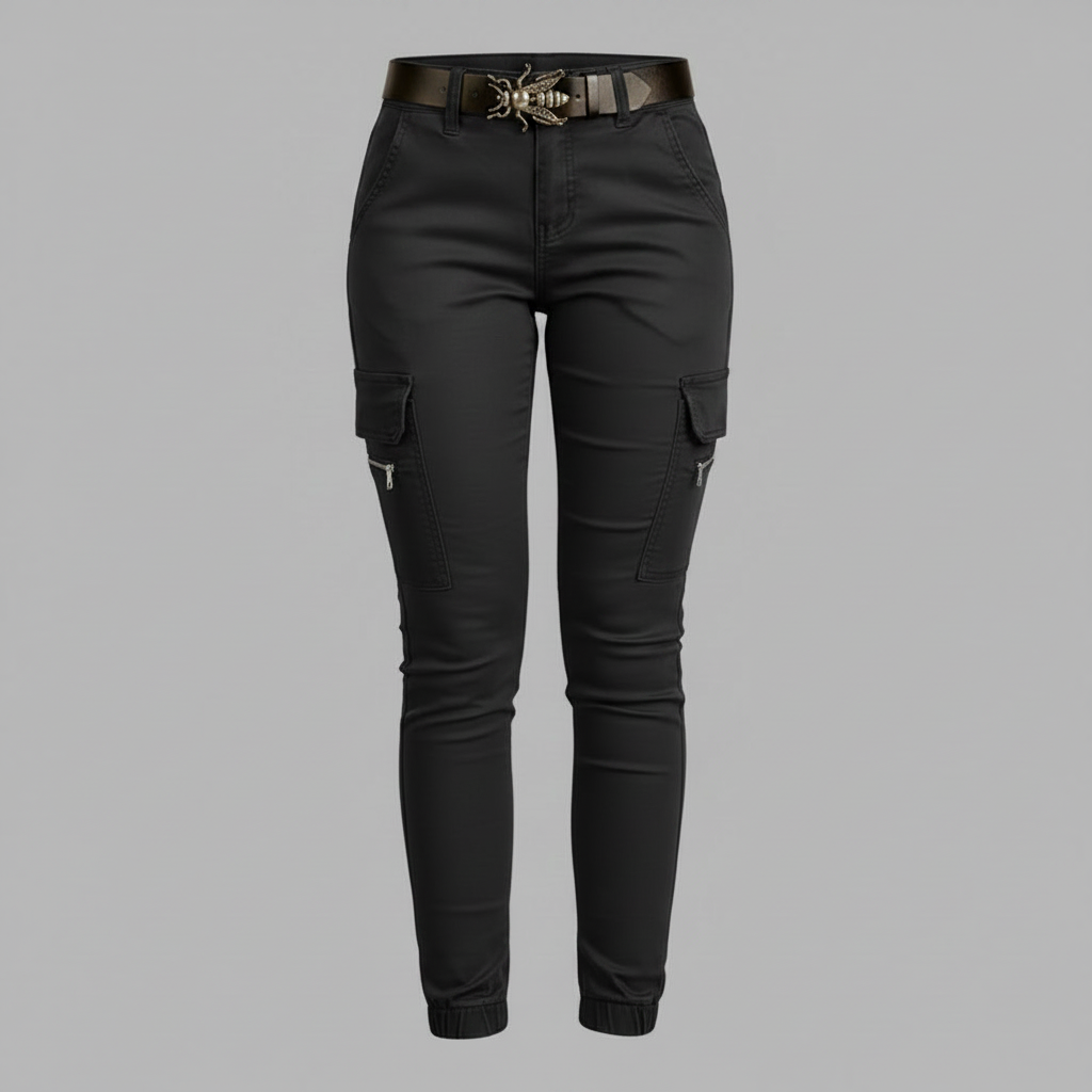 Moderne Cargo Hose Damen | Trendige Stoffhose für Urban Style