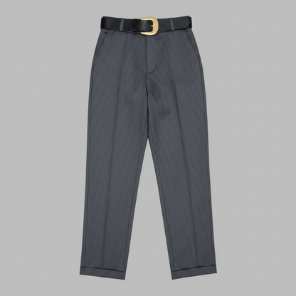 Elegante Anzughose Damen | Hochtaillierte Stoffhose