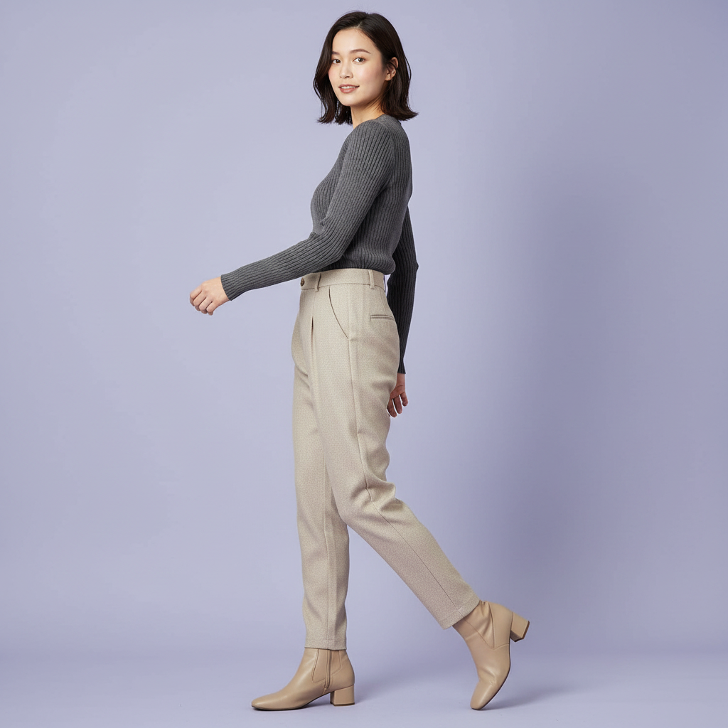 Bianca | Elegante Damenhose Stoffhose in Weiß für Jeden Anlass