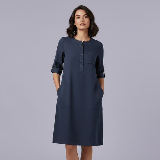 Tina | Stilvolles Damenkleid aus Atmungsaktivem Material