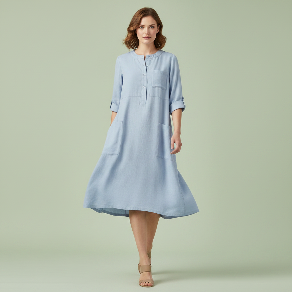 Tina | Stilvolles Damenkleid aus Atmungsaktivem Material